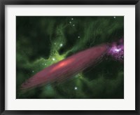 Framed Protostellar Disk