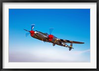 Framed Lockheed P-38 Lightning Fighter