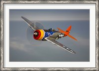 Framed Republic P-47D Thunderbolt