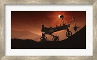 Framed Curiosity the Mars Mountaineer