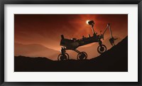 Framed Curiosity the Mars Mountaineer