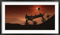 Framed Curiosity the Mars Mountaineer