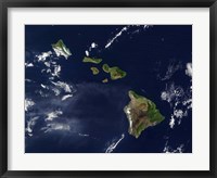 Framed Hawaiian Islands