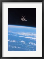 Framed Russia's Mir Space Station