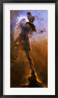 Framed Stellar Spire in the Eagle Nebula