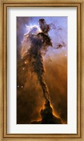 Framed Stellar Spire in the Eagle Nebula