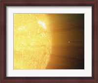 Framed Sun and the Earth
