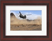 Framed CH-47 Chinook