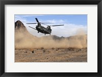 Framed CH-47 Chinook