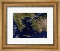 Framed Greece and Turkey