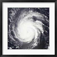 Framed Hurricane Frances