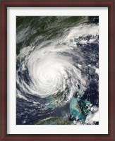 Framed Hurricane Jeanne