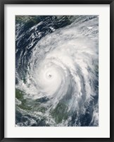 Framed Hurricane Wilma