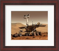 Framed Mars Rover