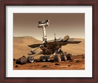 Framed Mars Rover