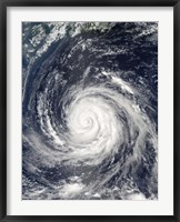 Framed Typhoon Rusa