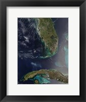Framed Florida and Cuba