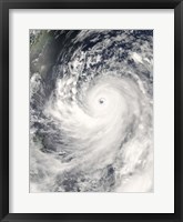 Framed Super Typhoon Man-Yi