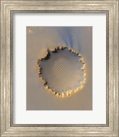 Framed Victoria Crater on Mars