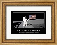 Framed Achievement: Inspirational Quote and Motivational Poster