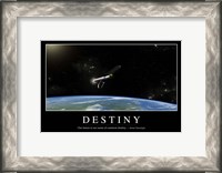 Framed Destiny: Inspirational Quote and Motivational Poster