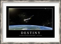 Framed Destiny: Inspirational Quote and Motivational Poster