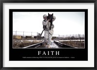 Framed Faith: Inspirational Quote and Motivational Poster