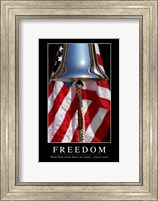 Framed Freedom: Inspirational Quote and Motivational Poster