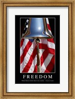 Framed Freedom: Inspirational Quote and Motivational Poster