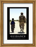 Framed Guidance: Inspirational Quote and Motivational Poster