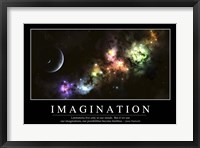 Framed Imagination: Inspirational Quote and Motivational Poster