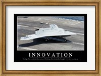 Framed Innovation: Inspirational Quote and Motivational Poster