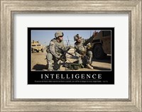 Framed Intelligence: Inspirational Quote and Motivational Poster