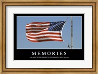 Framed Memories: Inspirational Quote and Motivational Poster