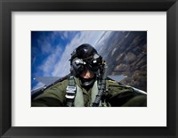 Framed Pilot in F-15E Strike Eagle