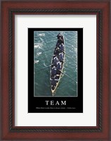 Framed Team: Inspirational Quote and Motivational Poster