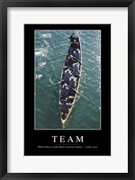 Framed Team: Inspirational Quote and Motivational Poster