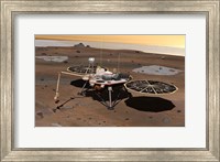 Framed Phoenix Mars Lander
