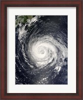 Framed Typhoon Fitow