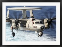 Framed E-2C Hawkeye