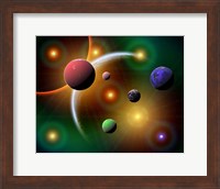 Framed Stars and Planets in the Milky Way Galaxy