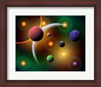 Framed Stars and Planets in the Milky Way Galaxy