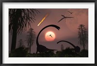 Framed Artist's Concept of Extinction