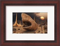 Framed Megalodon Desert