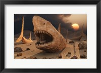 Framed Megalodon Desert