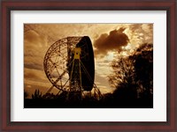 Framed Lovell Telescope in England
