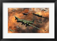 Framed American and German Aircraft