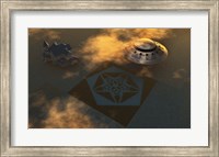 Framed Crop Circles made by Extraterrestrials