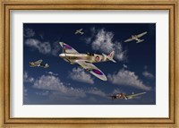 Framed Royal Air Force Supermarine Spitfire
