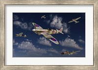 Framed Royal Air Force Supermarine Spitfire